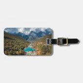 水 |ブルームーンレイク中国 ラゲッジタグ (正面横)