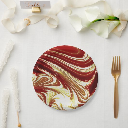 水 ペーパープレート (ウェディング)