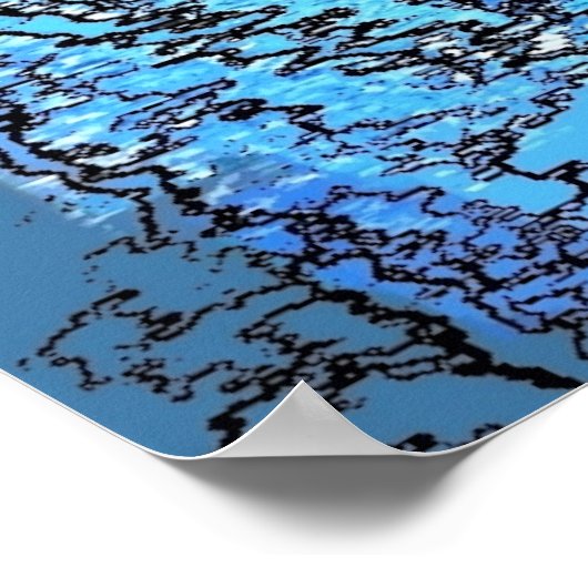 水 ポスター (角)