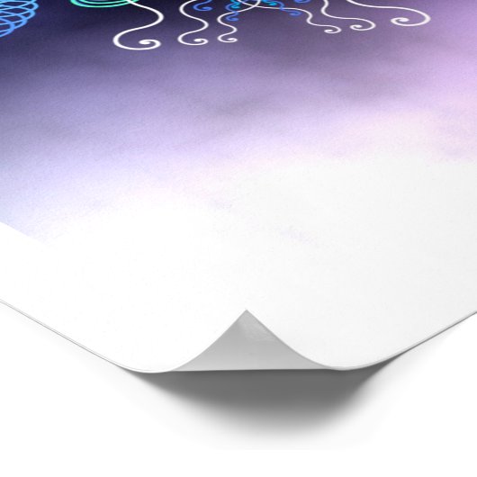 水 ポスター (角)