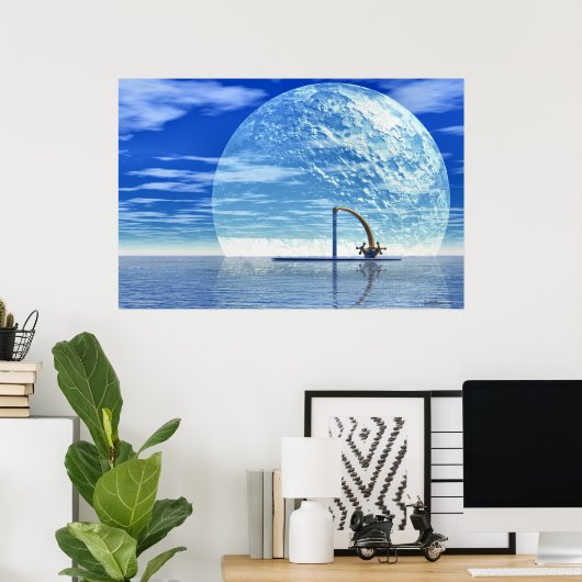 水 ポスター (ホームオフィス)