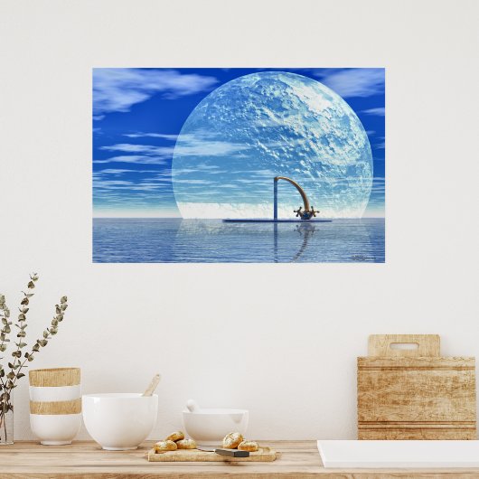 水 ポスター (キッチン)