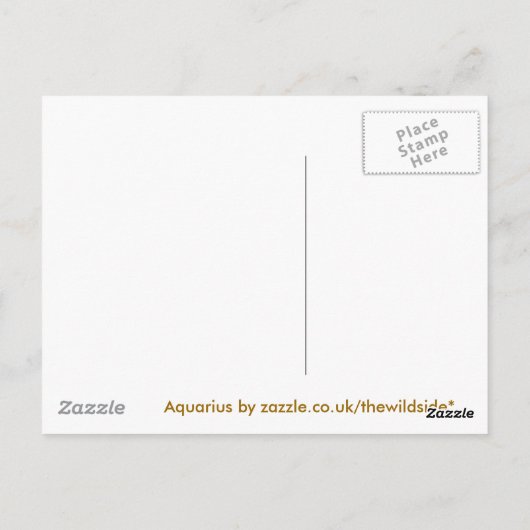 水 ポストカード (裏面)