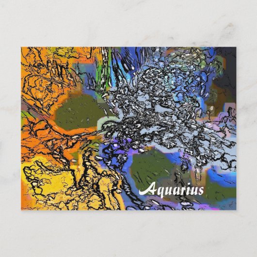 水 ポストカード (正面)