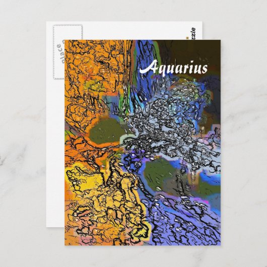 水 ポストカード (正面/裏面)