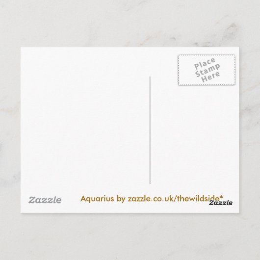 水 ポストカード (裏面)