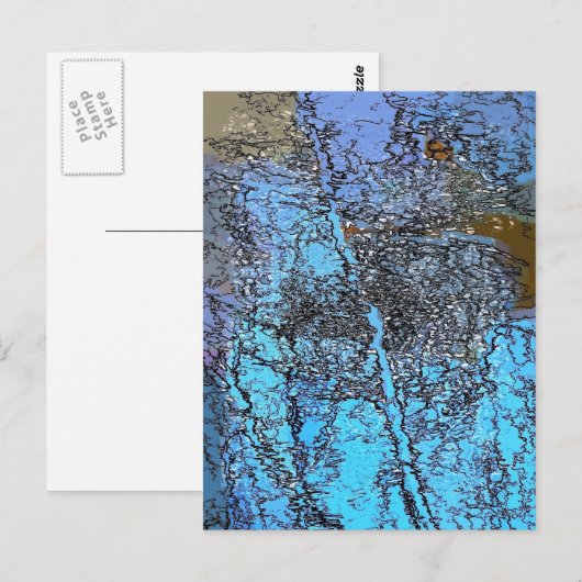 水 ポストカード (正面/裏面)