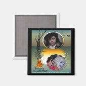 水、マウス、大釜、写真をフレームに追加 マグネット (正面/裏面)