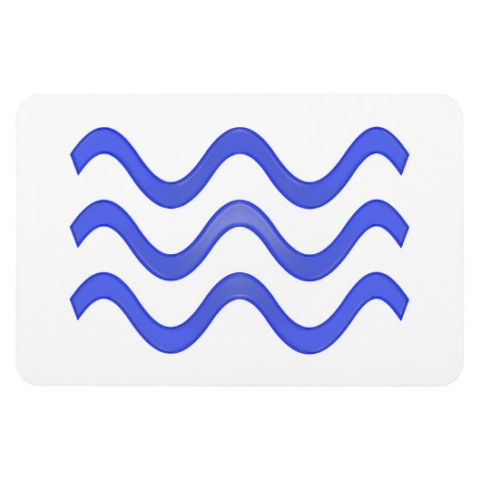 水 マグネット (横)