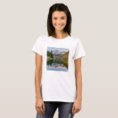 水 |マルーンベルズレイク《植物》アスペンツリー Tシャツ (正面フル)