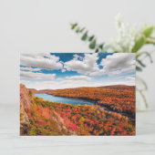 水 |ミシガン山の山林 サンキューカード (スタンド正面)