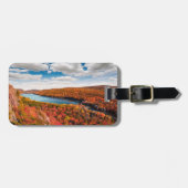 水 |ミシガン山の山林 ラゲッジタグ (正面横)