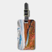 水 |ミシガン山の山林 ラゲッジタグ (正面縦)