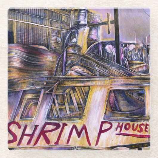 水。ミステ生まれリーミート,イスラエル ガラスコースター (正面)