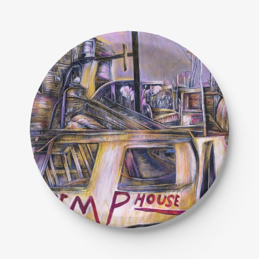 水。ミステ生まれリーミート、イスラエル ペーパープレート (正面)