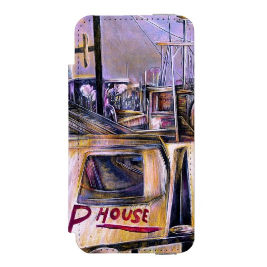 水。ミステ生まれリーミート，イスラエル INCIPIO iPhoneウォレットケース (フォリオ 正面)