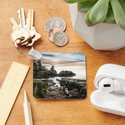 水 |ミネソタ州，スーペリアグランドマレ湖 キーホルダー (デスク)