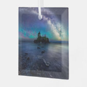 水 |ミネソタ湖 ガラスオーナメント (正面左)