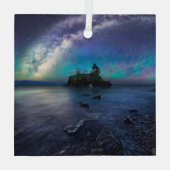 水 |ミネソタ湖 ガラスオーナメント (裏面)