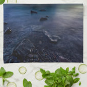 水 |ミネソタ湖 キッチンタオル (折り畳み)