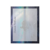 水 |ミネソタ湖 ノートパッド (回転)