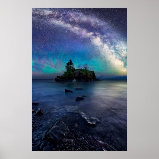 水 |ミネソタ湖 ポスター (正面)