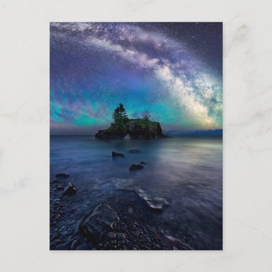 水 |ミネソタ湖 ポストカード (正面)