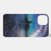 水 |ミネソタ湖 iPhoneケース (裏面横)