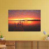 水 |ミネソタ，ミネソタ湖 キャンバスプリント (インサイチュ (リビング))