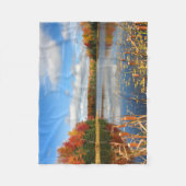 水 |メイベル・レイク・カナダ フリースブランケット (正面)