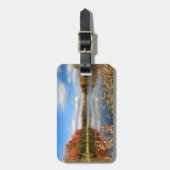 水 |メイベル・レイク・カナダ ラゲッジタグ (正面縦)