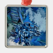 水 メタルオーナメント (正面)