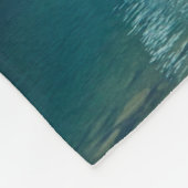 水 |モレーヌ湖(カナダ) フリースブランケット (角)