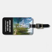 水 |モレーヌ湖(カナダ) ラゲッジタグ (正面横)