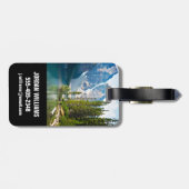 水 |モレーヌ湖(カナダ) ラゲッジタグ (裏面横)