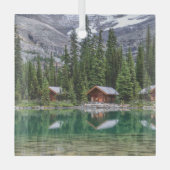 水 |ヨホ国立公園カナダ ガラスオーナメント (正面)