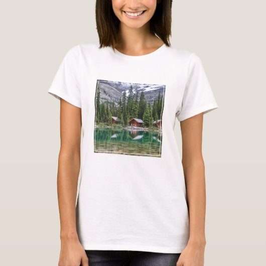 水 |ヨホ国立公園カナダ Tシャツ (正面)