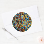 水 ラウンドシール (封筒)