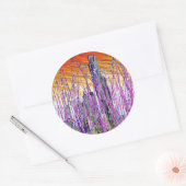 水 ラウンドシール (封筒)