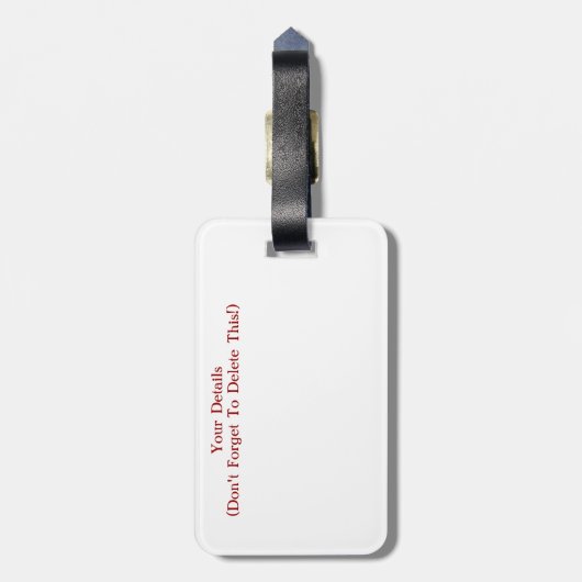 水 ラゲッジタグ (裏面縦)