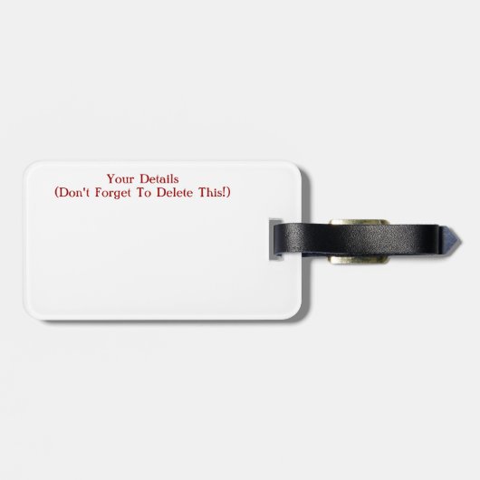 水 ラゲッジタグ (裏面横)