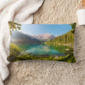 水 |ラゴディフシネ山ガンガルトジュリアルアルプス ランバークッション (ブランケット)