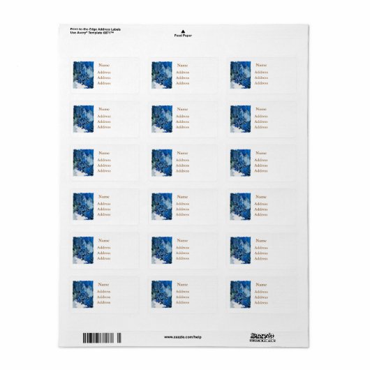 水 ラベル (フルシート)