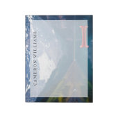 水 |ルイーズ湖カナダロッキー山脈 ノートパッド (回転)