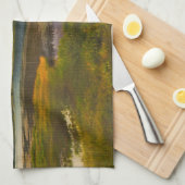 水 |ワシントン州レイニア山国立公園 キッチンタオル (四つ折り)