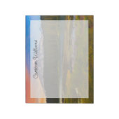 水 |ワシントン州レイニア山国立公園 ノートパッド (回転)