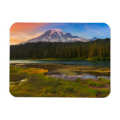 水 |ワシントン州レイニア山国立公園 マグネット (横)