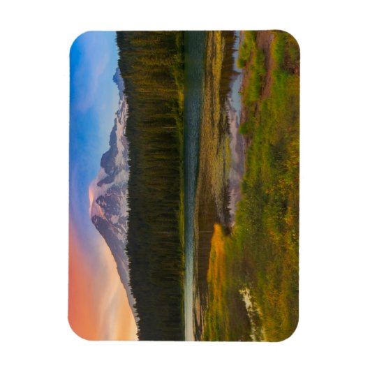 水 |ワシントン州レイニア山国立公園 マグネット (縦)