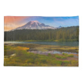 水 |ワシントン州レイニア山国立公園 枕カバー (裏面)