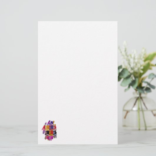 水 便箋 (スタンド正面)